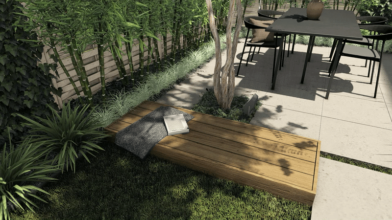 gdańsk gdynia sopot Landscape Architecture  exterior design nowoczesny ogród miejski bambusy w ogrodzie Mały Ogród pergola w ogrodzie projekt ogrodu projektowanie ogrodów trawy w ogrodzie