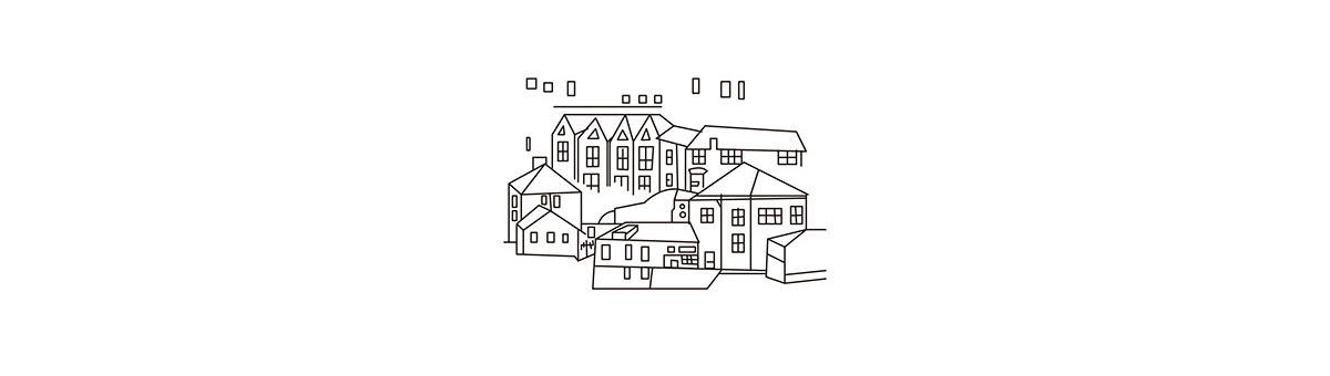 draw illus house CASAS favela color digital vector city handmade poster