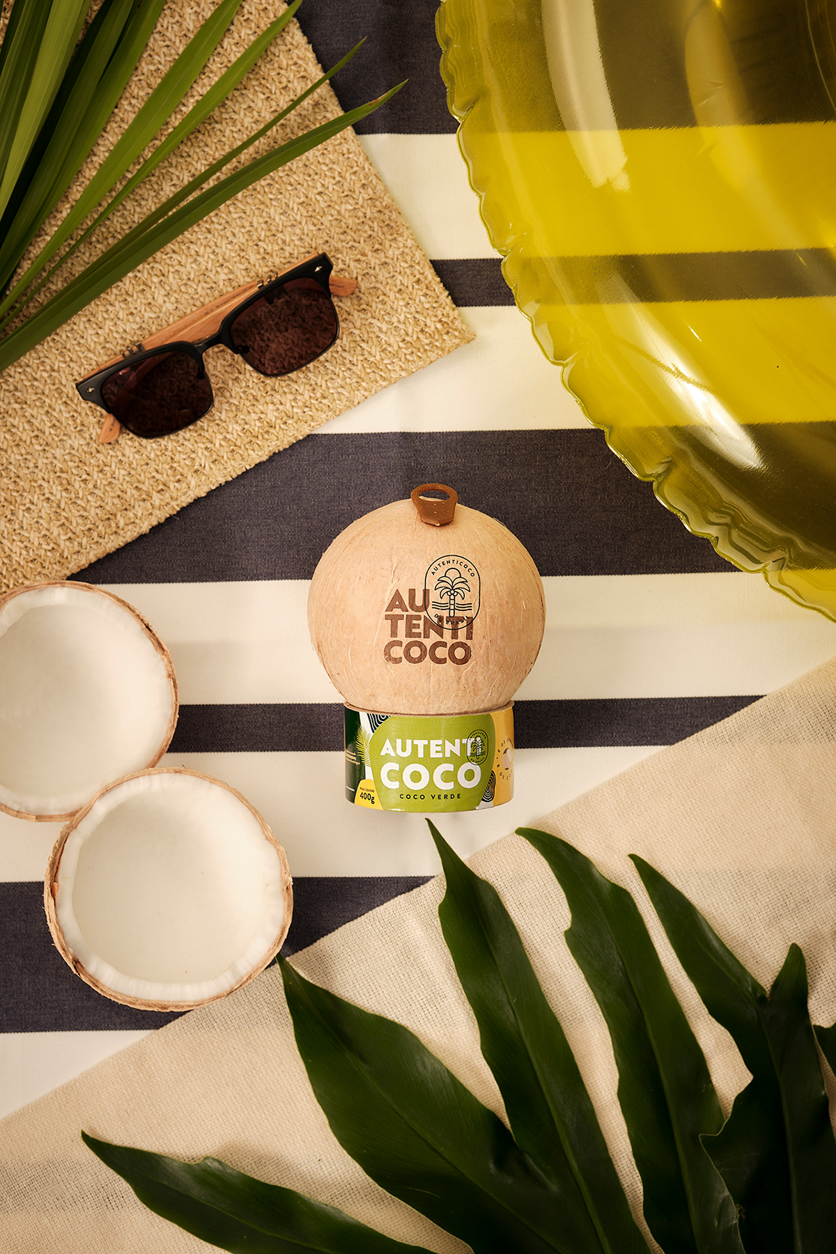 Coco fruta publicidade produto agua de coco Brasil