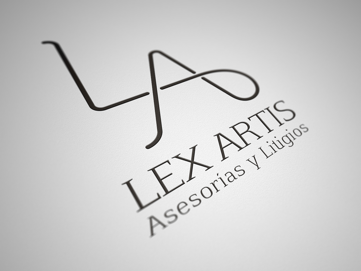 law firm lex artis logo Stationery lawyer personal card stripes Order disorder