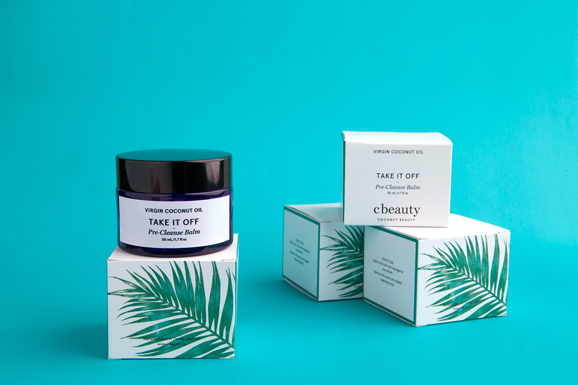 beauty skin care Packaging coconut oil