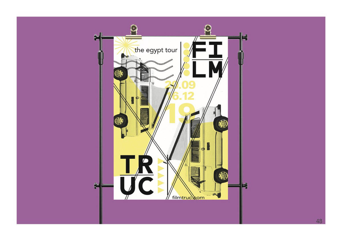 Brand-manual branding  film-festival logo Truck