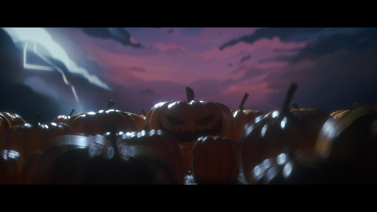 Halloween oscar mar horror Film   pumpkin night Scary motion design motion graphics  animation 