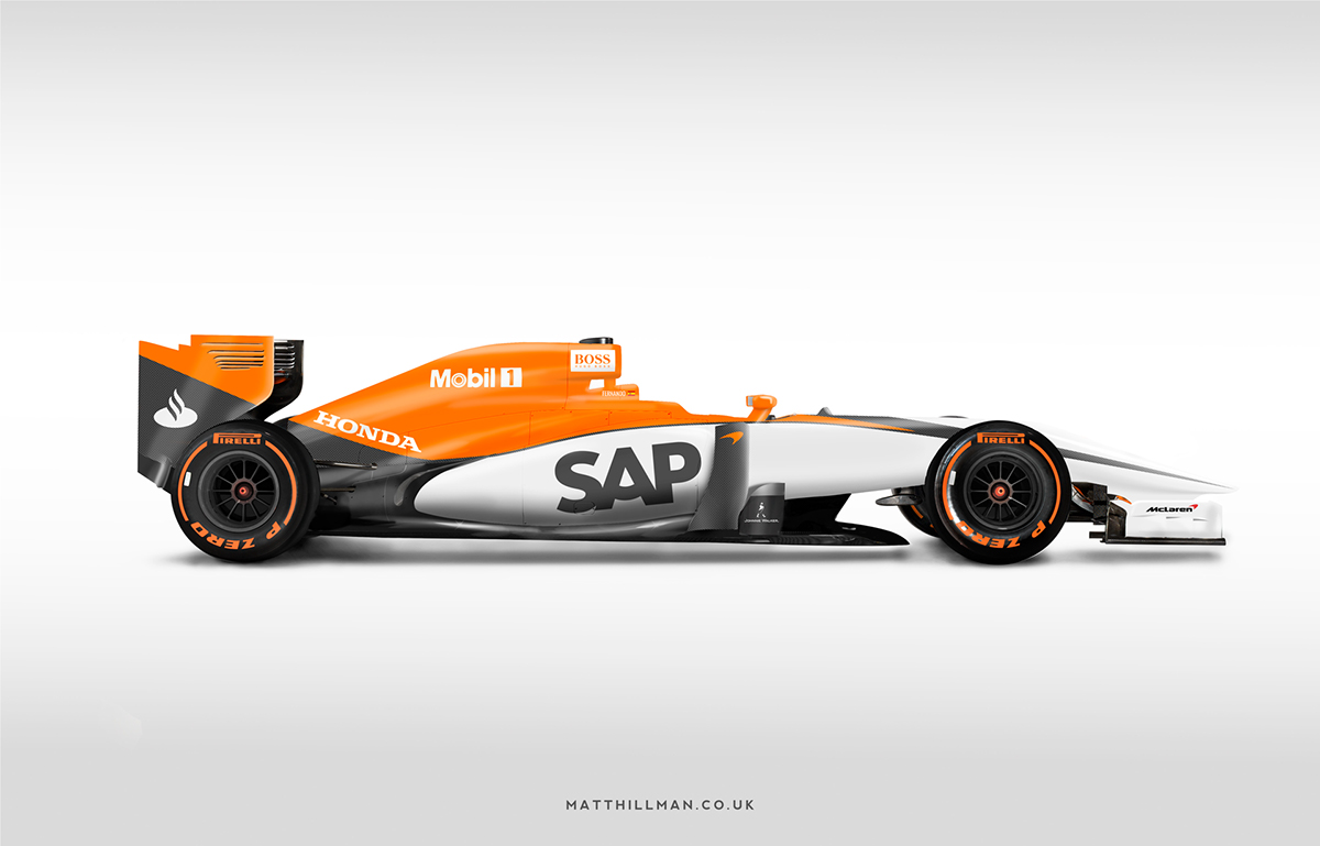f1 Formula 1 formula one mercedes McLaren livery design car design