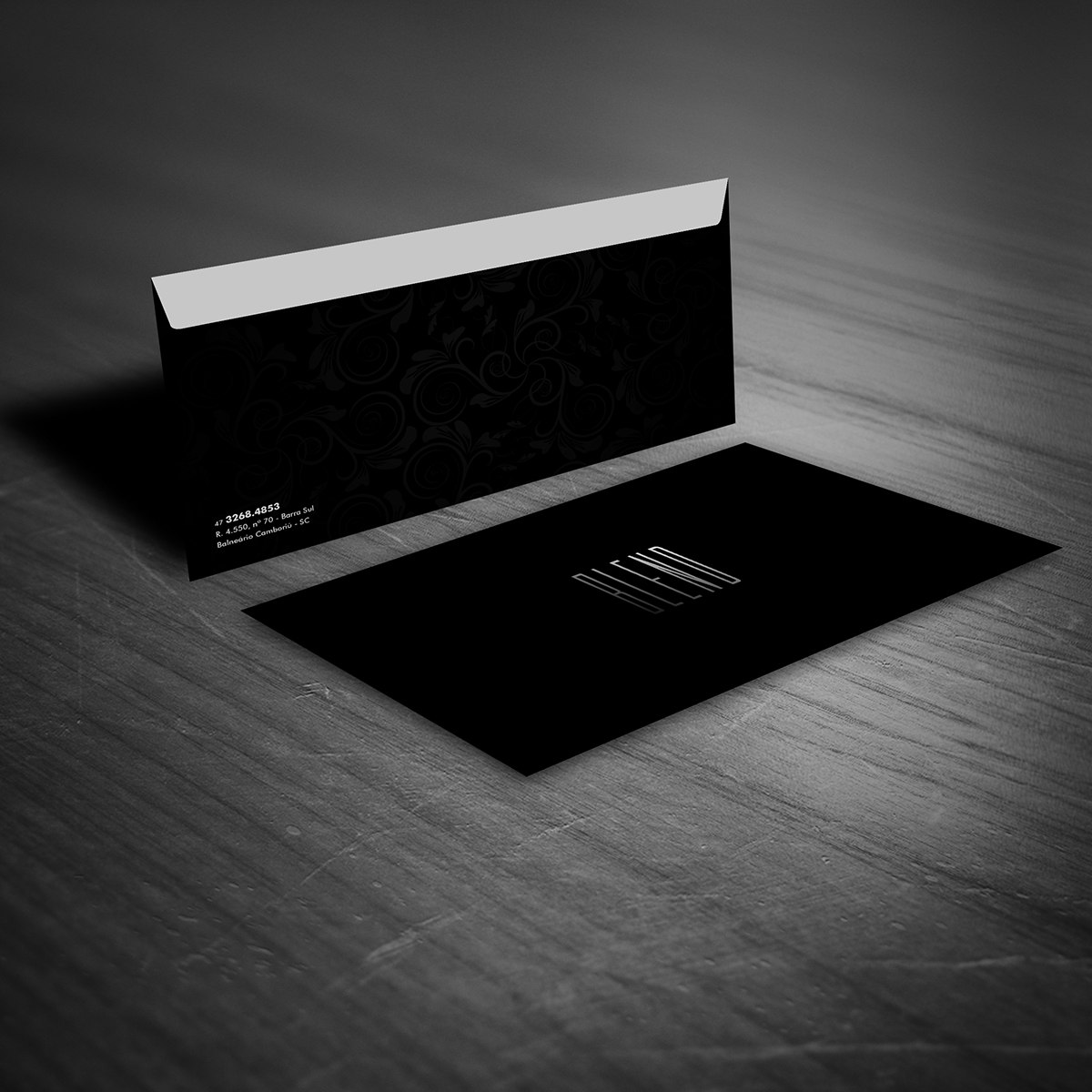 santz  flyer eflyer business card envelop folder a4 logo design