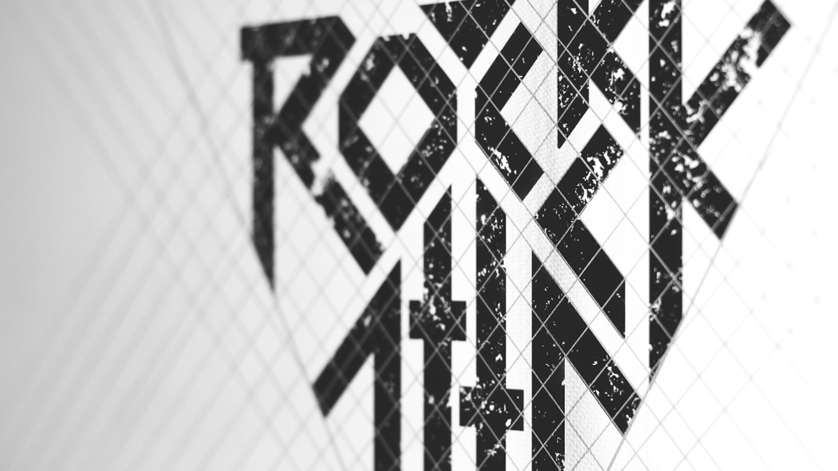 redesign logo Logotipo Logotype Clothing wear rock