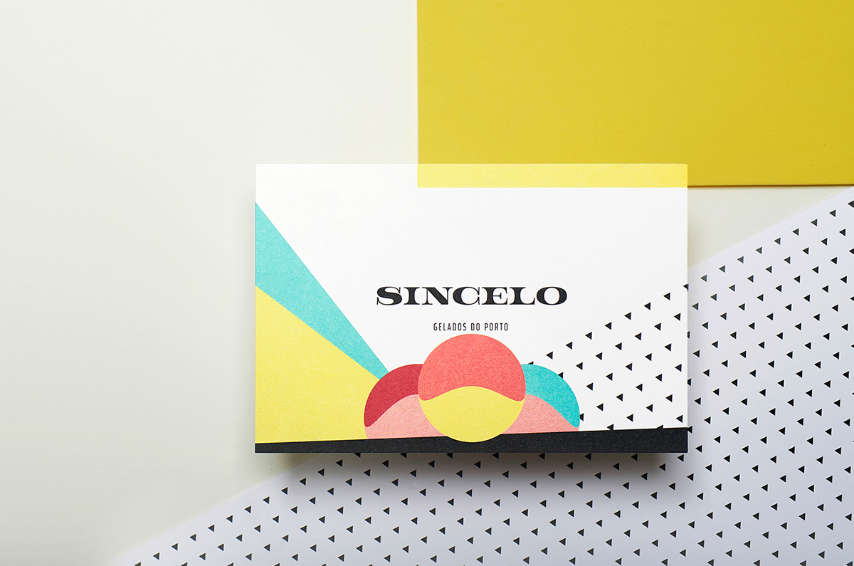 icecream Sincelo porto Retro brand identity branding  graphic logo print mark Pacifica matosinhos Portugal studio design thisispacifica