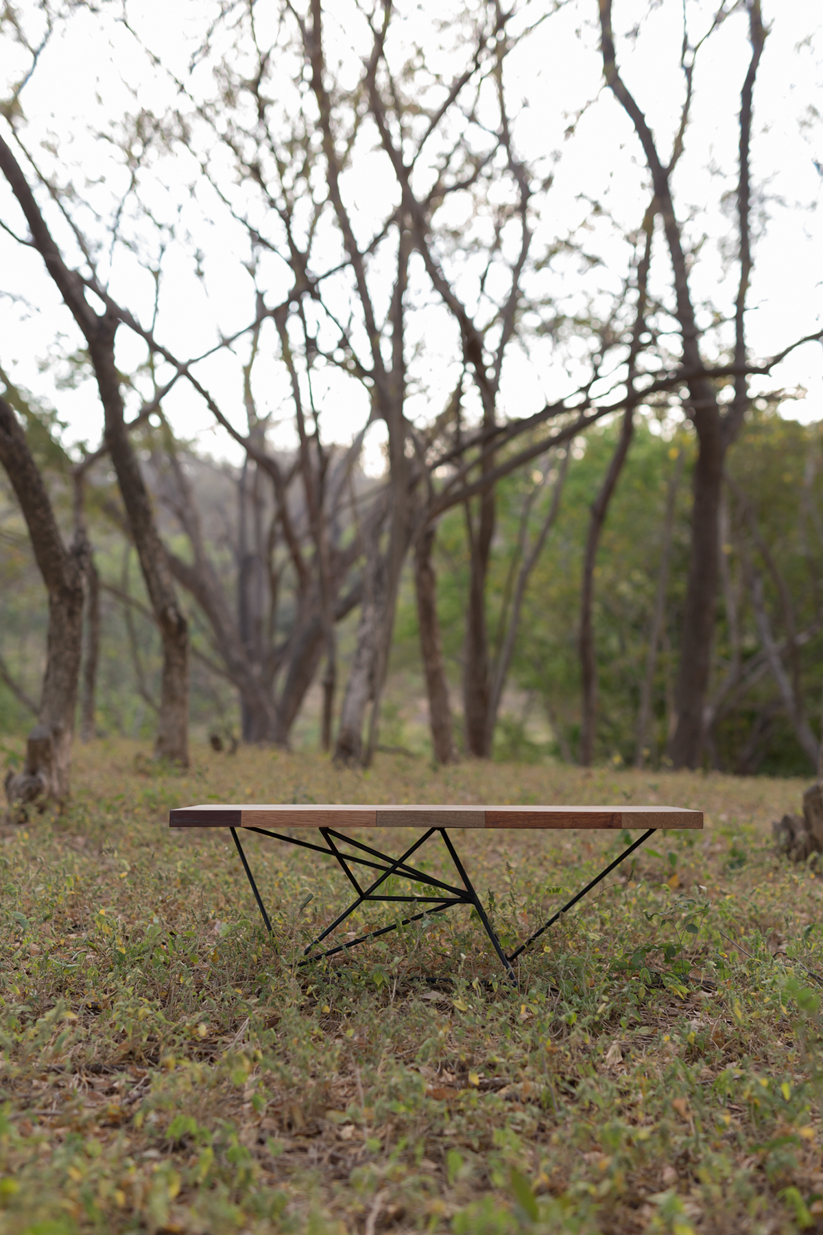 furnituredesign Coffee tea table handmade nicaragua artesans recycledwood wood butcherblock