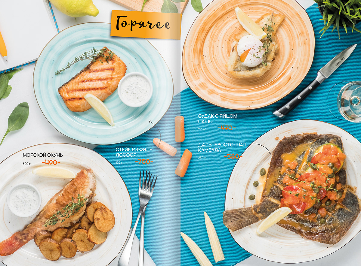 cafe design Food  menu photo print restaurant styling 