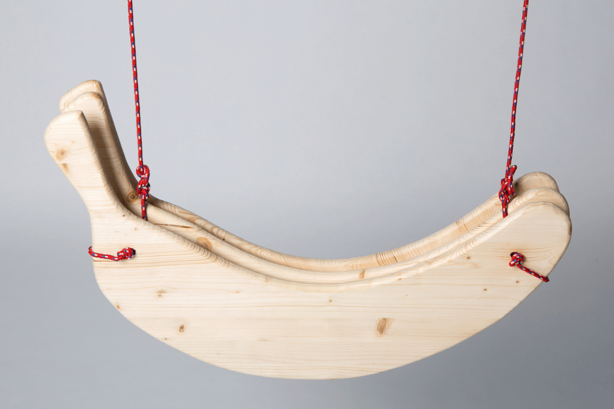 banana swing wood design product design 