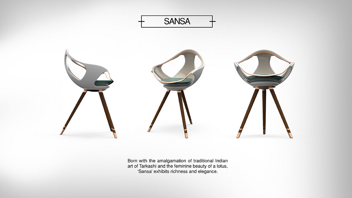 furniture design India heritage user chair indian