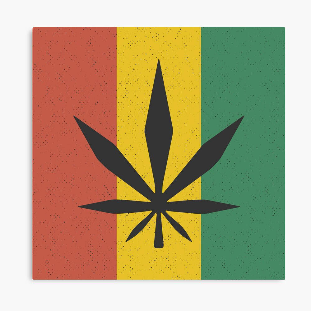 Cartoon Cannabis Leaf (Rasta Flag) on Behance