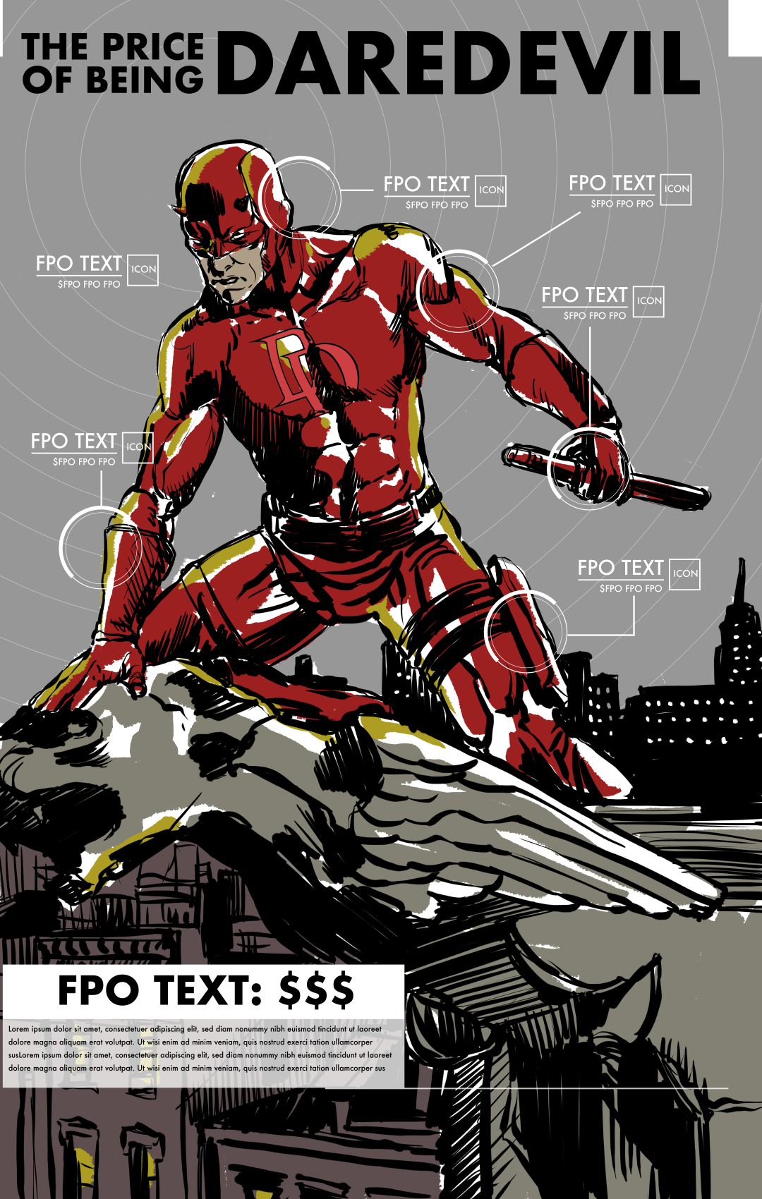marvel spiderman Daredevil SuperHero comics Comic Illustration character art