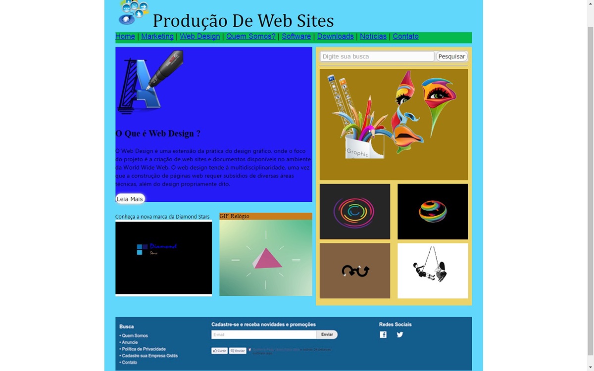 criação Expressão do Usuário Web HTML programação