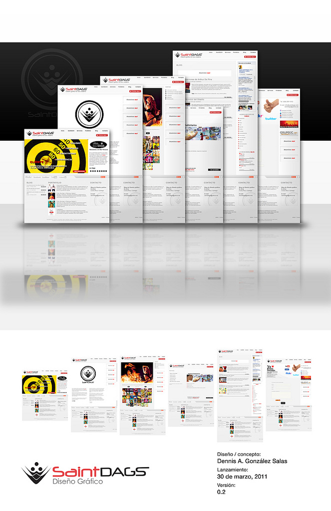 cartago Costa Rica saintdags diseño gráfico publicitario Web site UX design Website