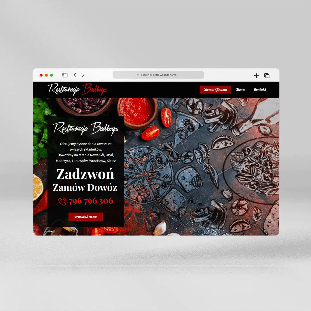 restaurant restaurant menu strona internetowa UI/UX uidesign ux Web Web Design  Webdesign Website