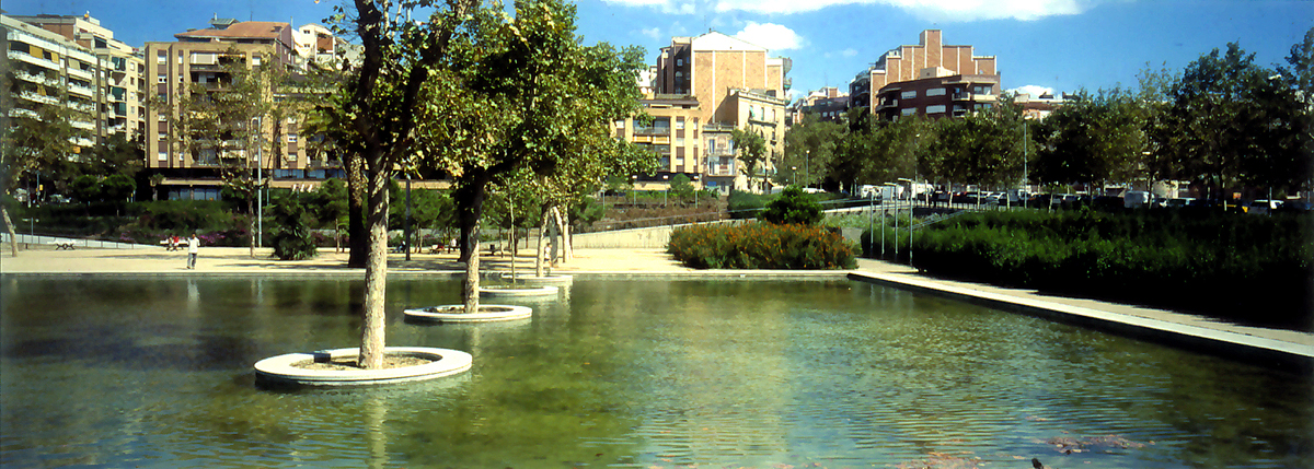 barcelona Landscape mediterranean gardens garden urbanism   urban garden Princep de Girona eixample ensanche