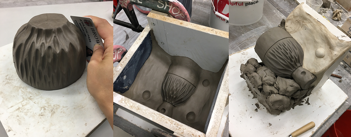 ceramics  plate bowl texture slipcast solidcast casting mold glaze tabletop