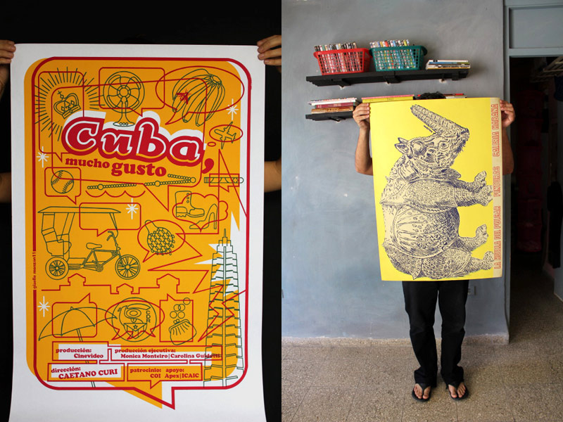 cuba  poster design crowdfunding slanted MAGMA Brand Design cuban poster art poster