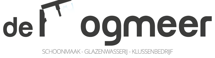 rebranding schoonmaak glazenwasserij klussenbedrijf de Hoogmeer mediavormgever logo huisstijl ontwerper designer