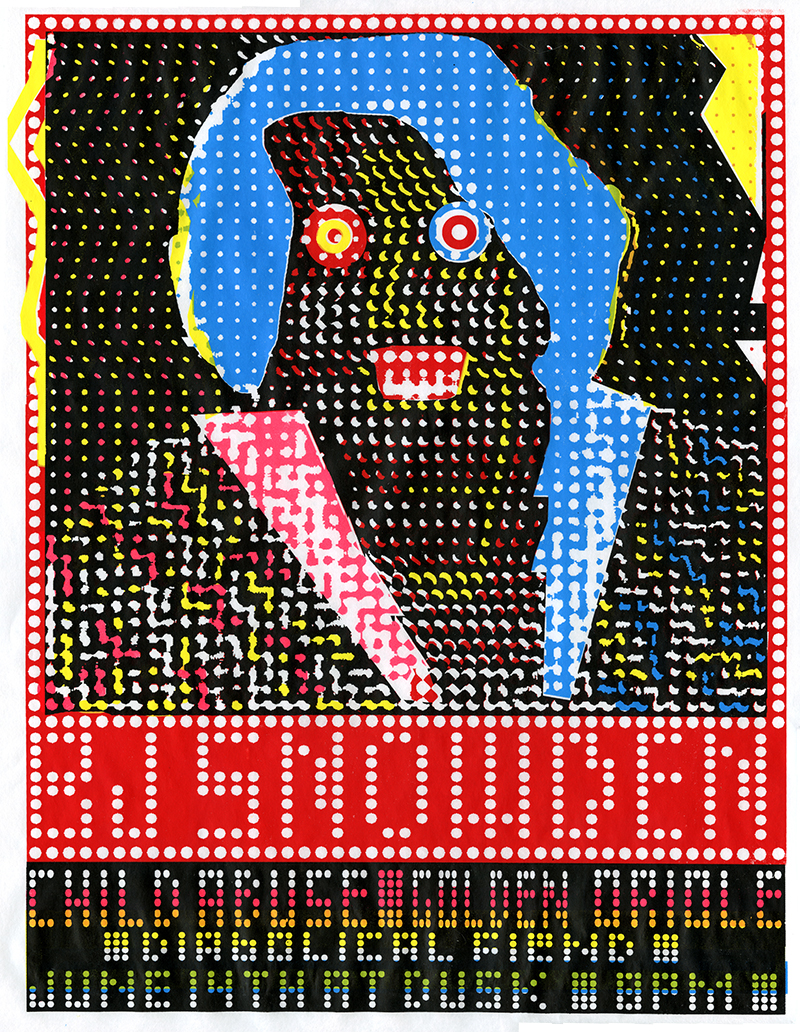 screenprint silkscreen concert poster poster art Providence