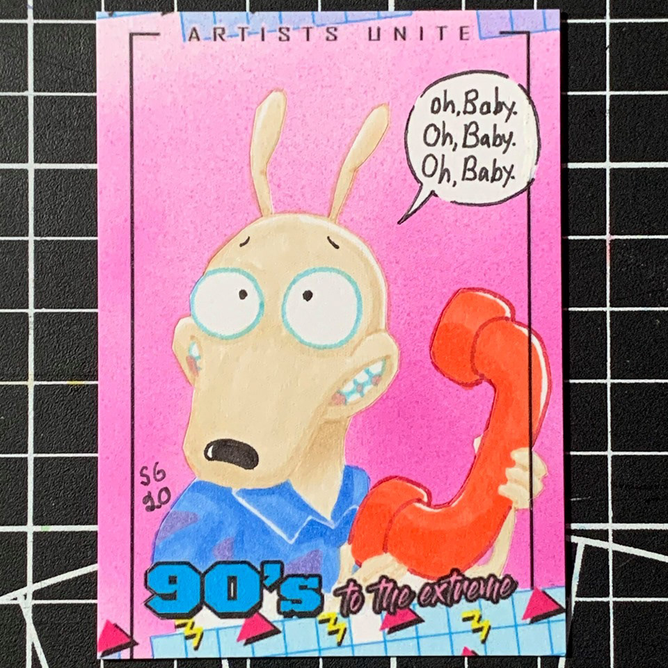 90's Sketch Cards
