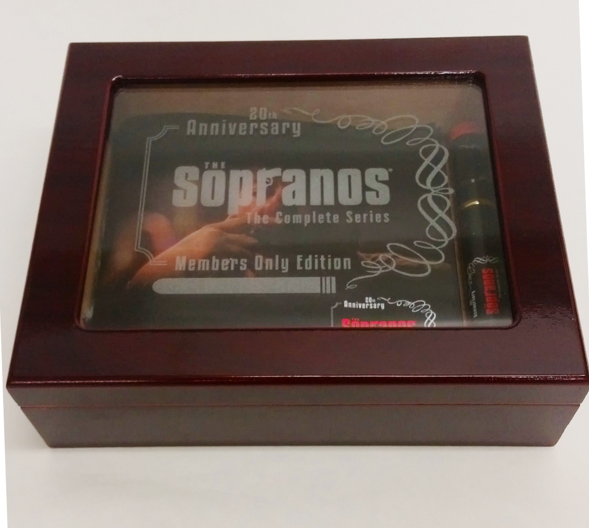 cigar dvd box set humidor packaging design Sopranos THE SOPRANOS
