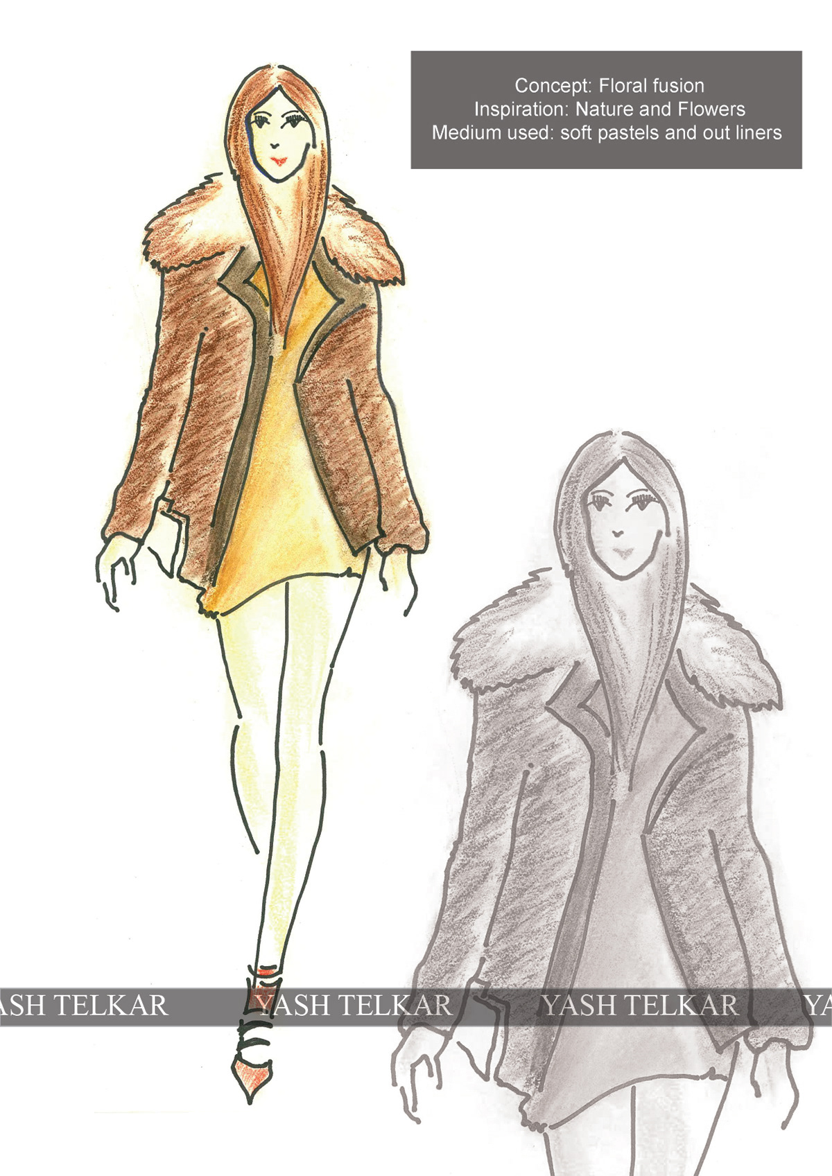 9head figure Fashion Figure fashion sketchs figure hand sketch illustrations promarker sketches