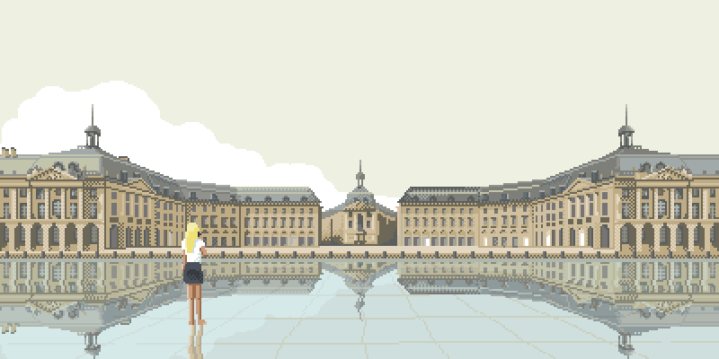gif Bordeaux pixelart pixel-art Pixel art