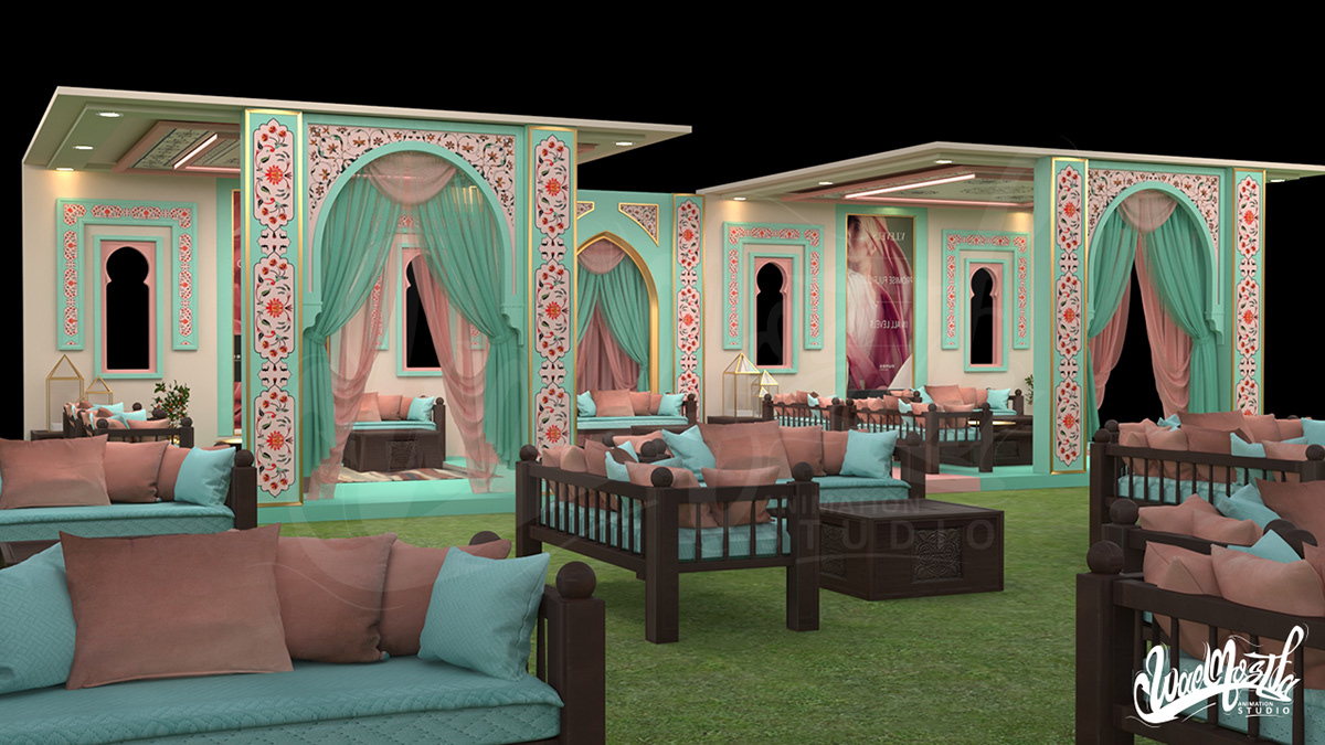 Event Events 3D рамадан Eid islamic арт mint design marketing  