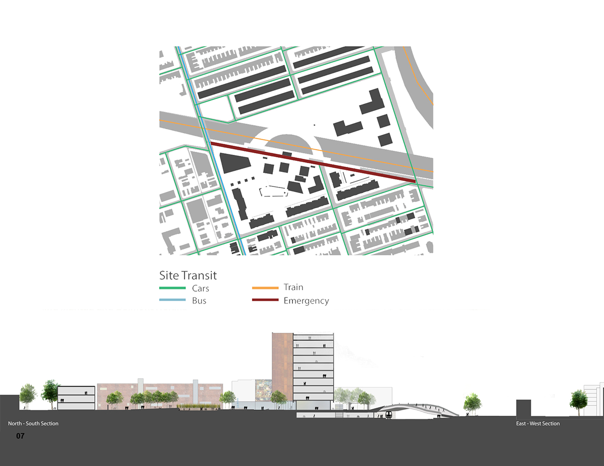 urban planning design PhilaU architect portfolio LIVE/WORK building adobe 3ds max revit Rhino photoshop