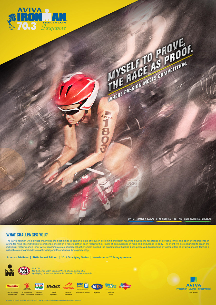 aviva ironman 70.3 singapore Triathlon 2012 sports athletes swim Bike run Endurance race Competition