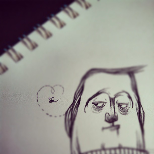 sketchbook biro ballpointpen faces doodles sketches notes