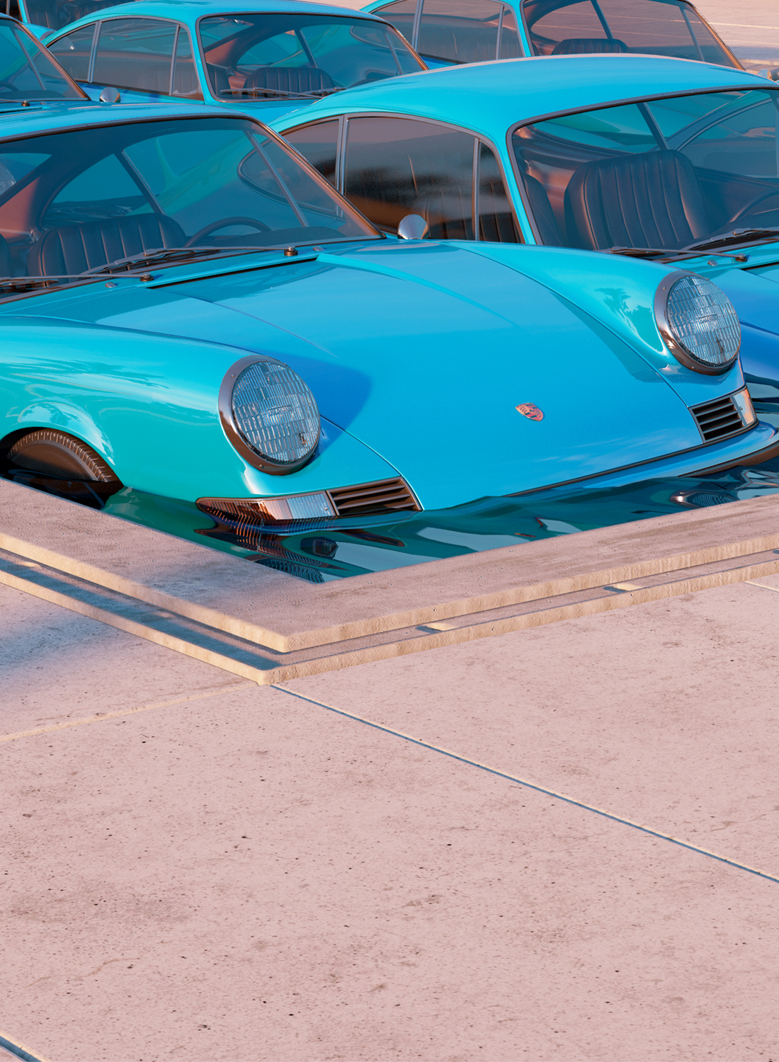 art automobile California sunshine Cars 3D Graphics