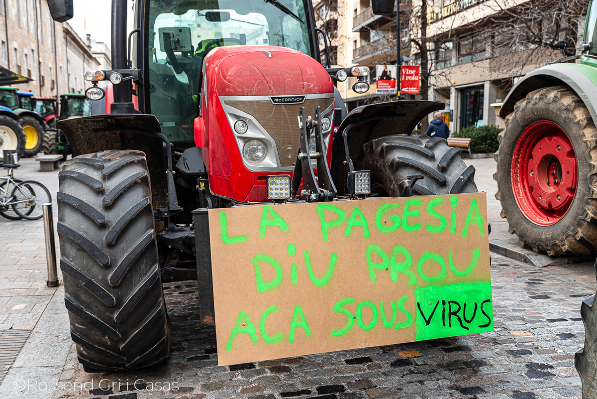 Tractor agriculture farm Food  Social media post protest activism Social Justice politics news