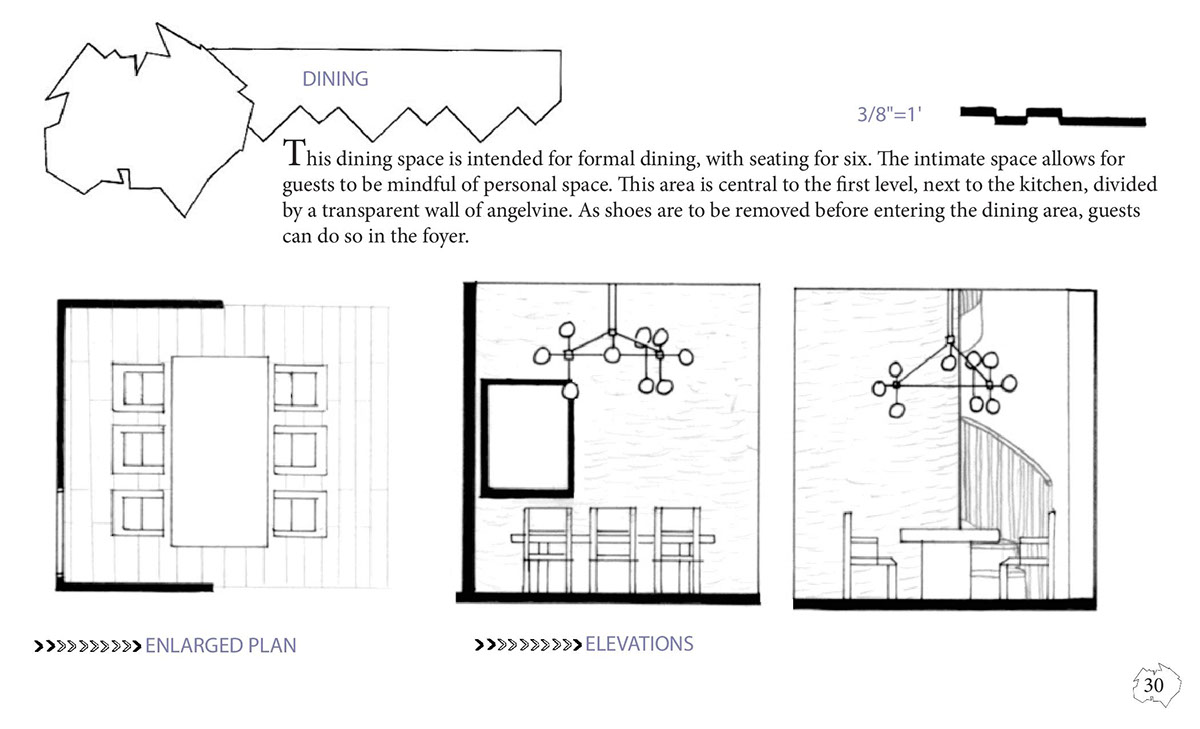 photoshop Interior residential concept design Schematics diagram rendering specifications