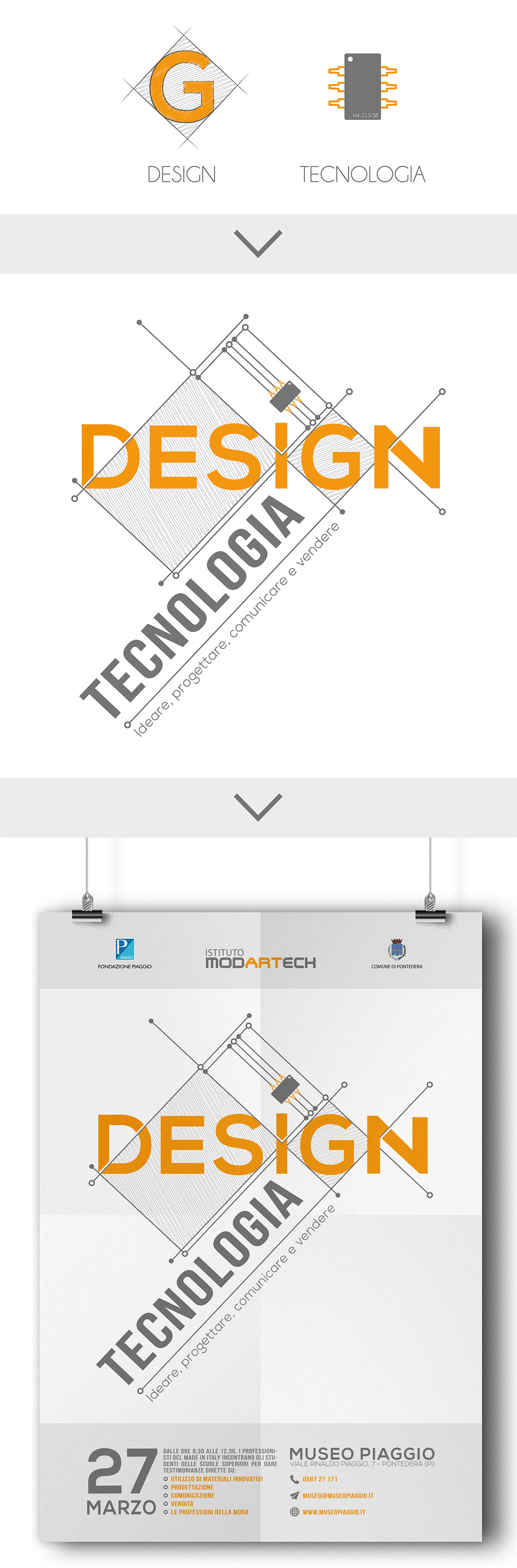 poster design Technology flatdesign