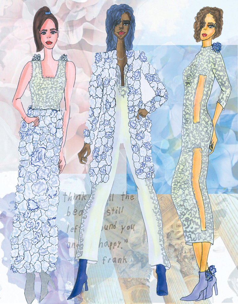 Fashion Designs illustrations Fashion Sketches FASHION COLLECTIONS non textile non-conventional