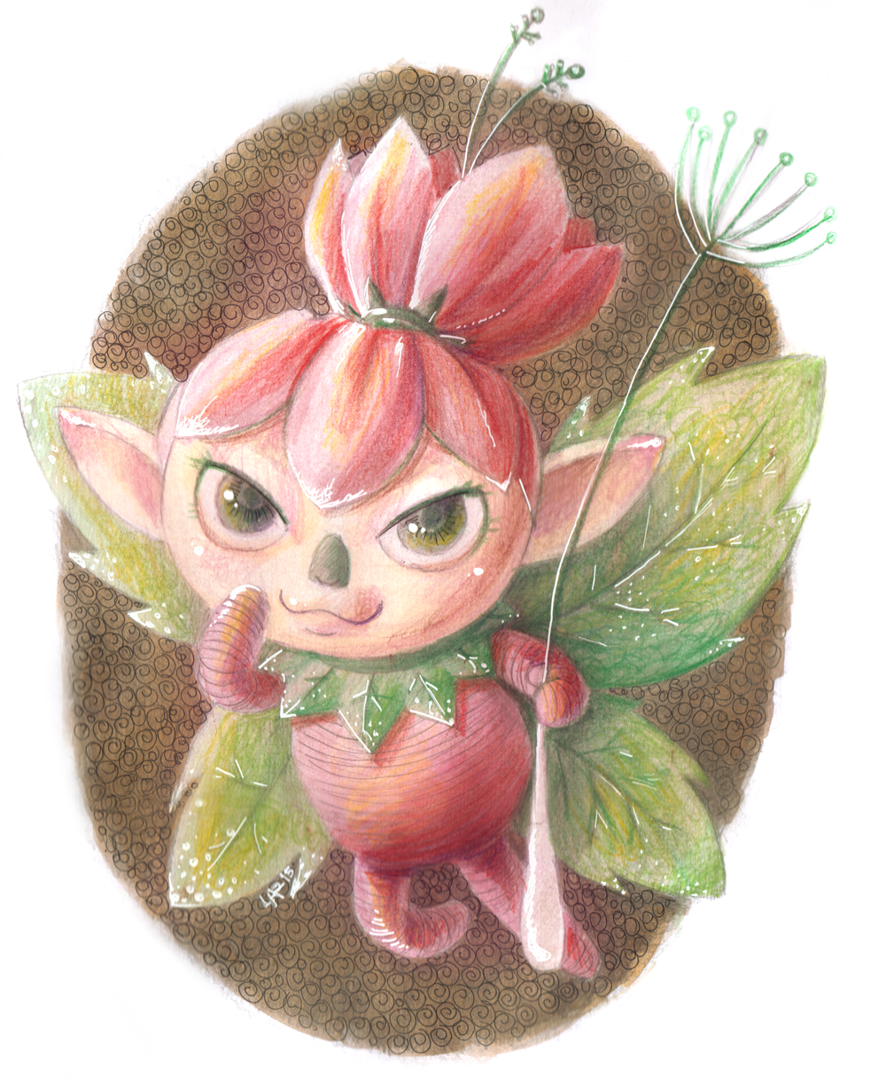 beet vegetables vegetal fairy Fairies fantasy children books watercolor color pencil handmade