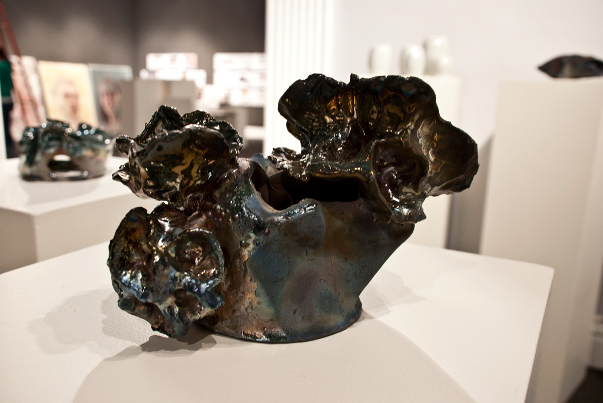 ceramics  coral undersea creative stoneware Raku firing colorful textures figures Form organic