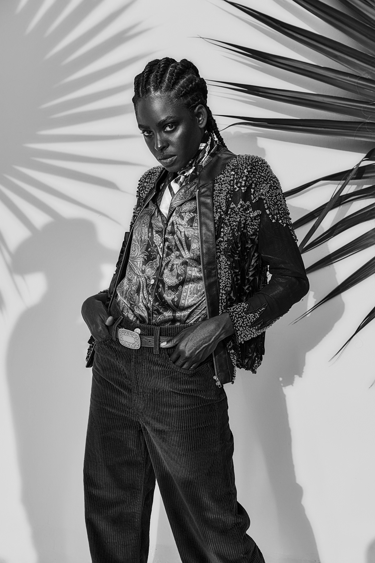 cowboy western africanartist fashioneditorial creativedirector setdesign Fashion  art daylightstudio justindingwall
