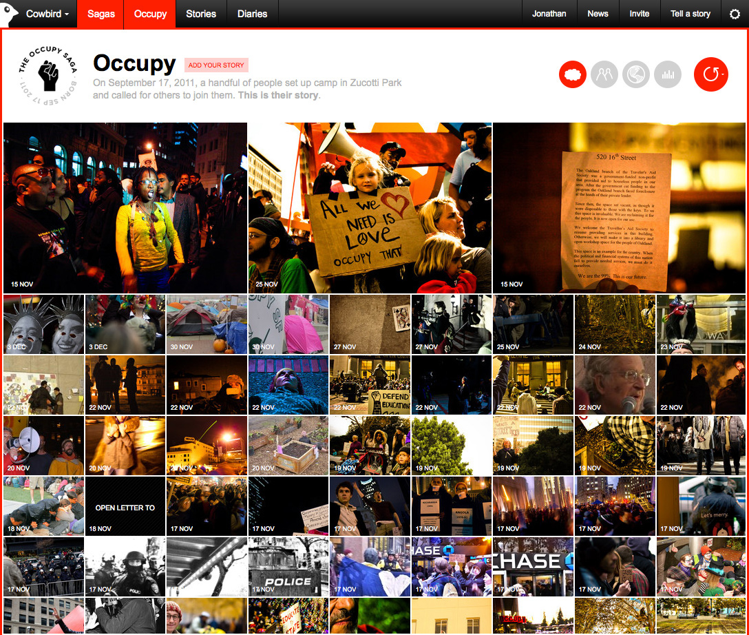 Cowbird occupy wall street #ows 99% occupy
