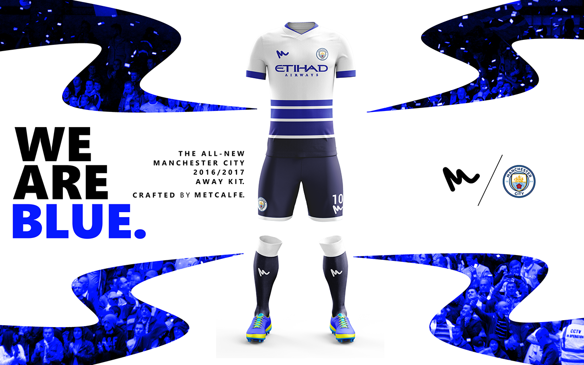 Manchester City football concept kit Kit Design sport