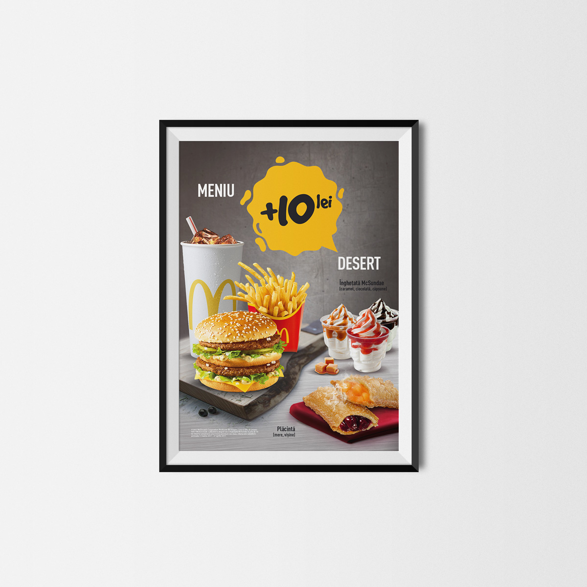 McDonalds Fast food poster Food  burger strategy
