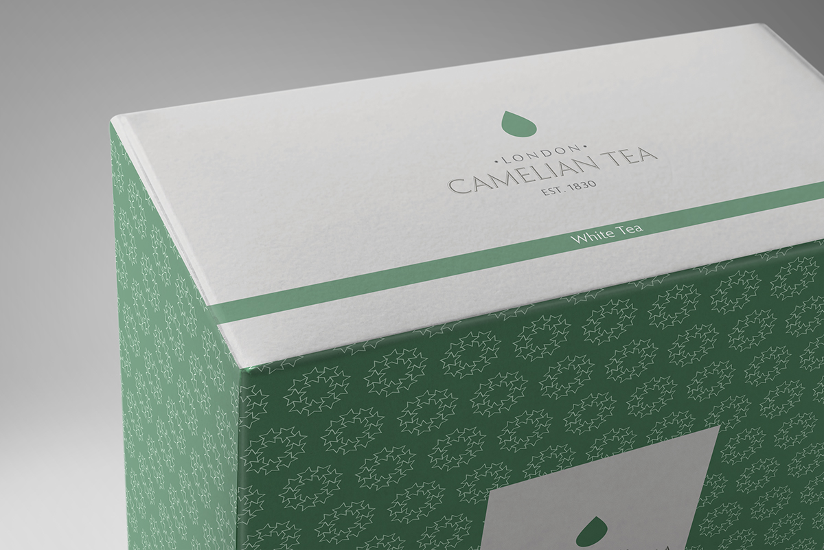 tea London camelian brand identity logo Logotype