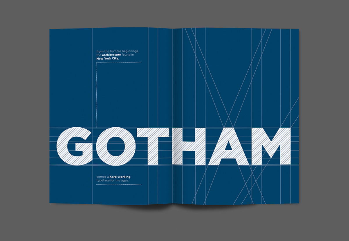 Gotham book шрифт