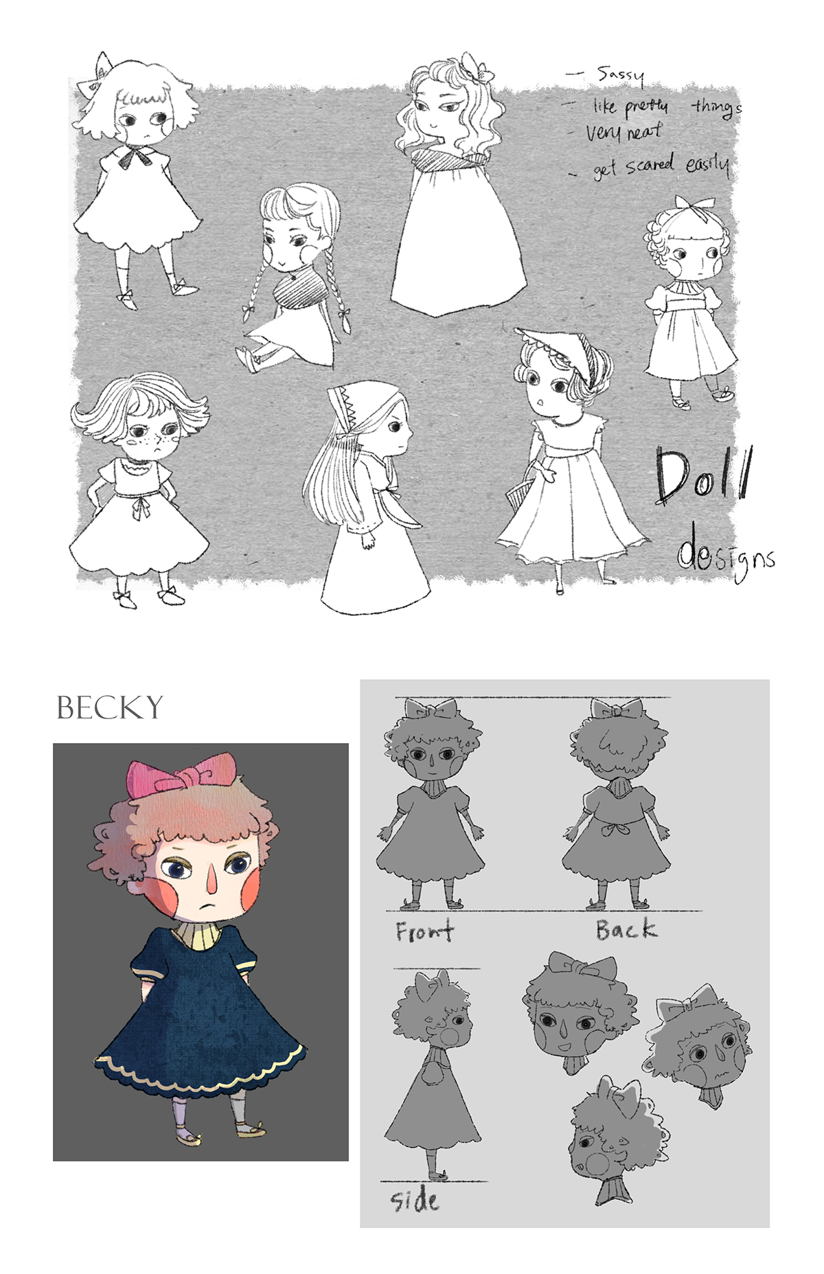 ILLUSTRATION  game Character children night toy concept