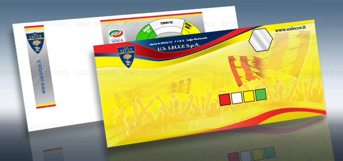 Biglietti stadio tessere abbonamento tessera tifoso pass cartellina stampa press folder season cards stadium tickets