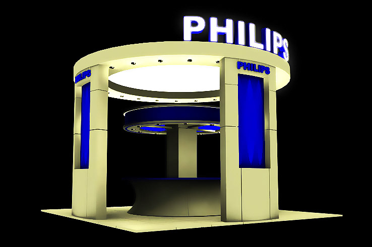 Philips - Exhibition stalls Philips Exhibition  3d stall 2d stall Set Designing set shakeeb ak Shakeebak