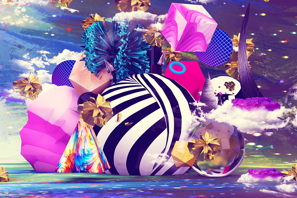 TakeTenContest adobe zesty ILLUSTRATION  psychedelic graphic 3D dream #TakeTenContest